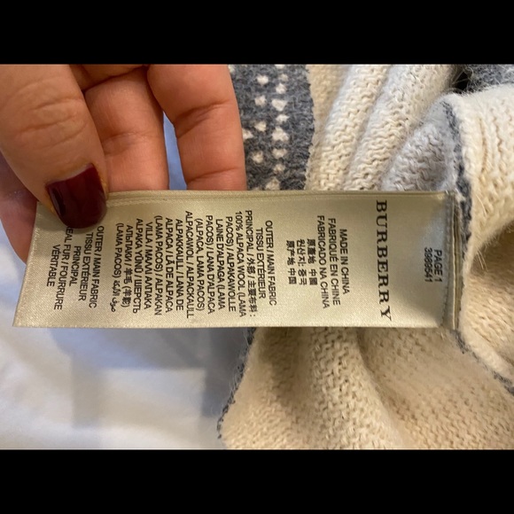 Burberry Brit Fair Isle-Style Sweater. - Picture 4 of 5